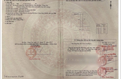 Bán đất xã Đất Đỏ - 506m2 sẵn 80m2 thổ cư