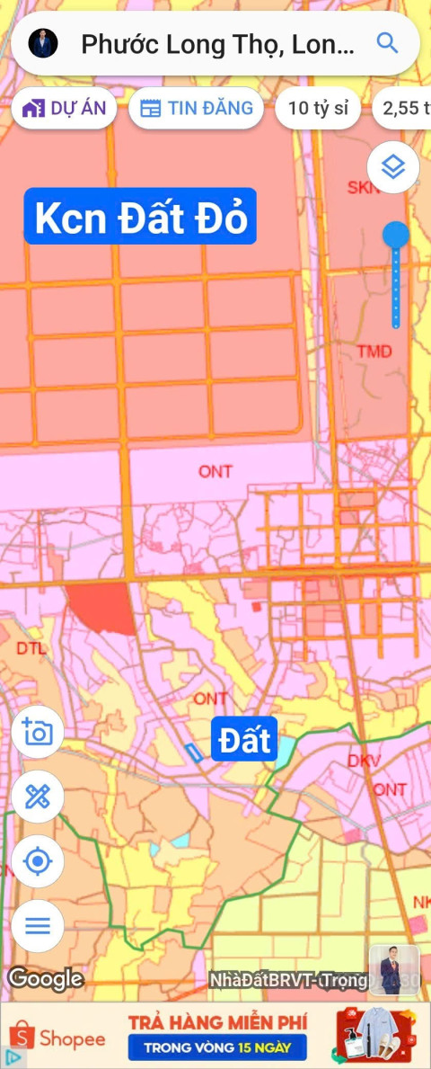 Đất nền xã Đất Đỏ - đối diện cổng chính khu công nghiệp Đất Đỏ