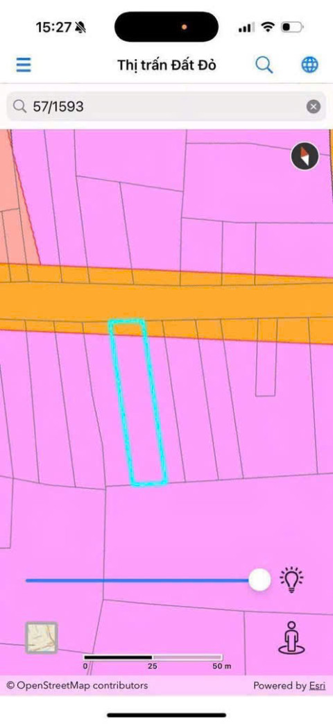 Đất nền xã Đất Đỏ - 778M2 đường Nguyễn Huệ, 12m mặt tiền đường nhựa